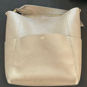 Celine Seau Sangle Bag - Taupe